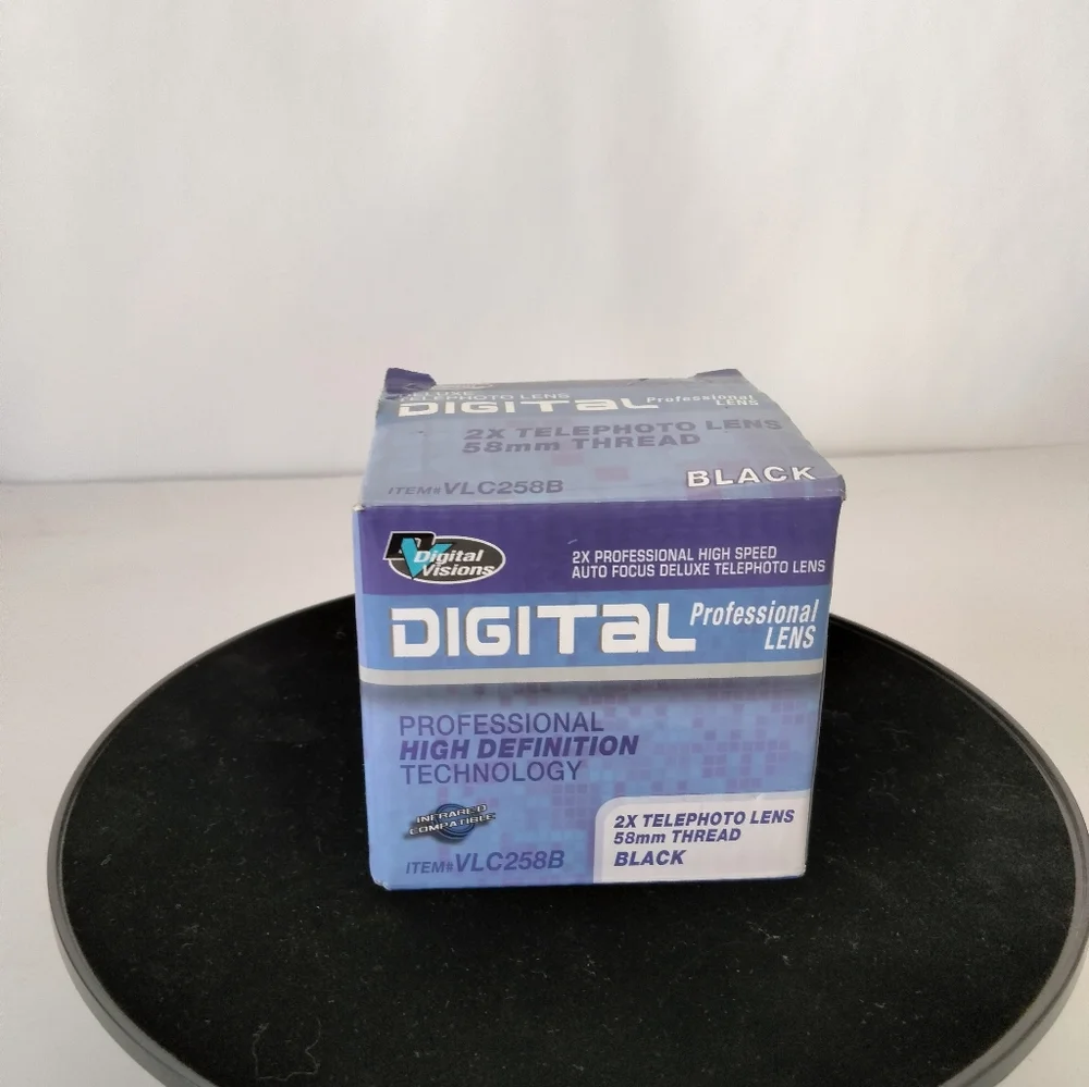 Digital Visions 2X Telephoto 58mm Thread VLC258B Lens Japan Optics Day Nite